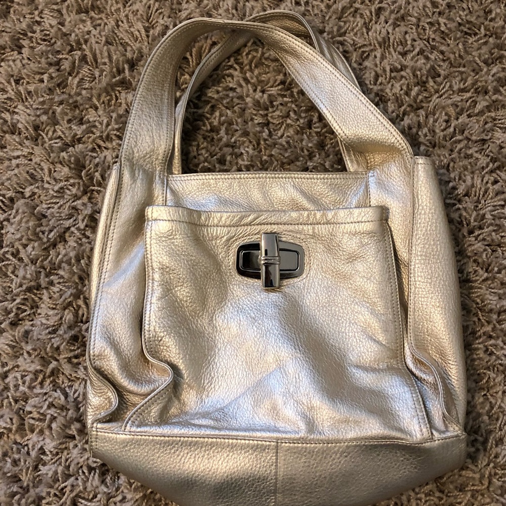 Gold Buttery Soft Leather B Makowsky Bag